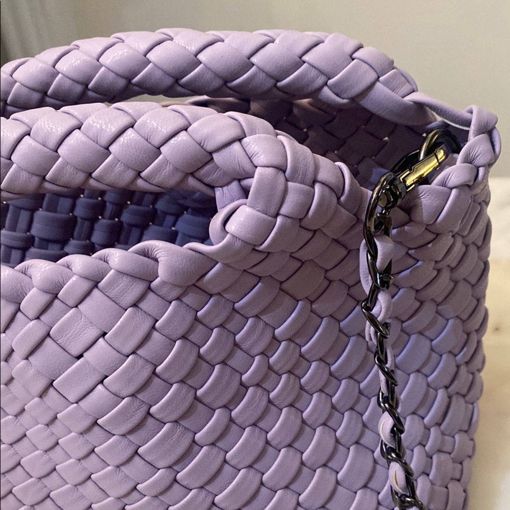 Lavender Woven Handbag - Picture 6 of 6